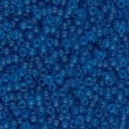 Miyuki seed beads 11/0 - Matted transparent capri blue 11-149F